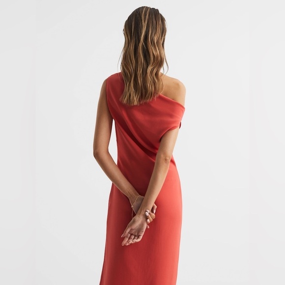 Reiss Women’s ZARIAOFF-SHOULDER BODYCON MIDI DRESS - Picture 3 of 7